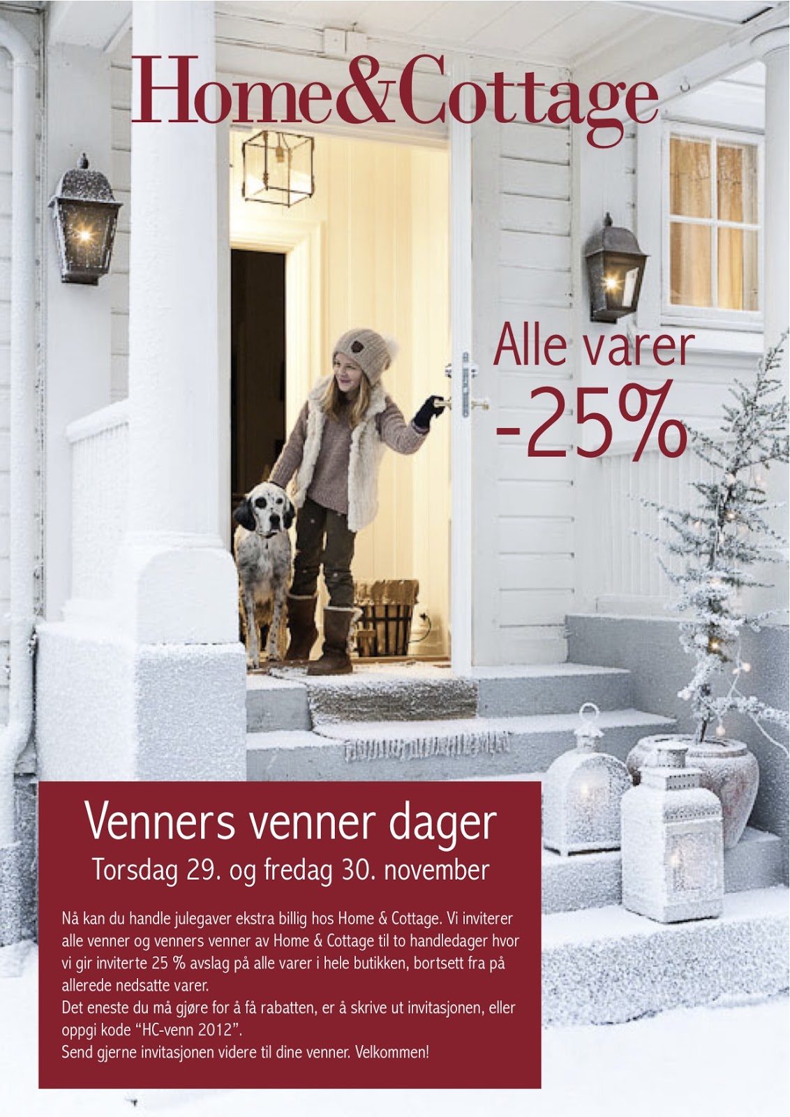 Blogg Home and Cottage: Venners venner dager Blogg Home and Cottage: Venners venner dager